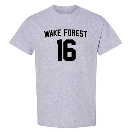 Wake Forest - NCAA Baseball : Evan Jones - Generic Shersey T-Shirt-0