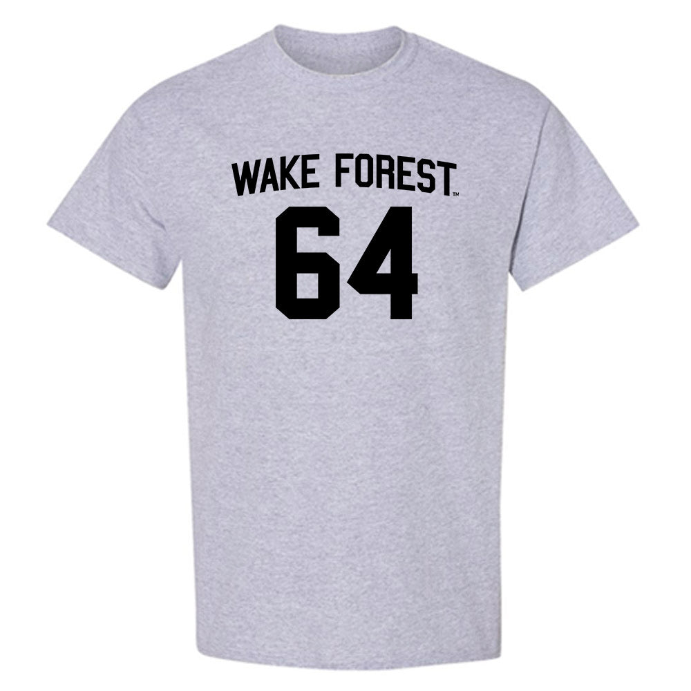 Wake Forest - NCAA Football : Ryan Berger - Generic Shersey T-Shirt-0