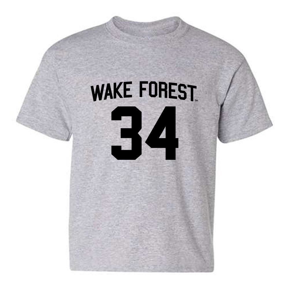 Wake Forest - NCAA Football : Micheal Ahoua - Generic Shersey Youth T-Shirt-0