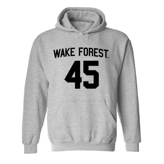 Wake Forest - NCAA Football : Ethan Hyams - Generic Shersey Hooded Sweatshirt-0