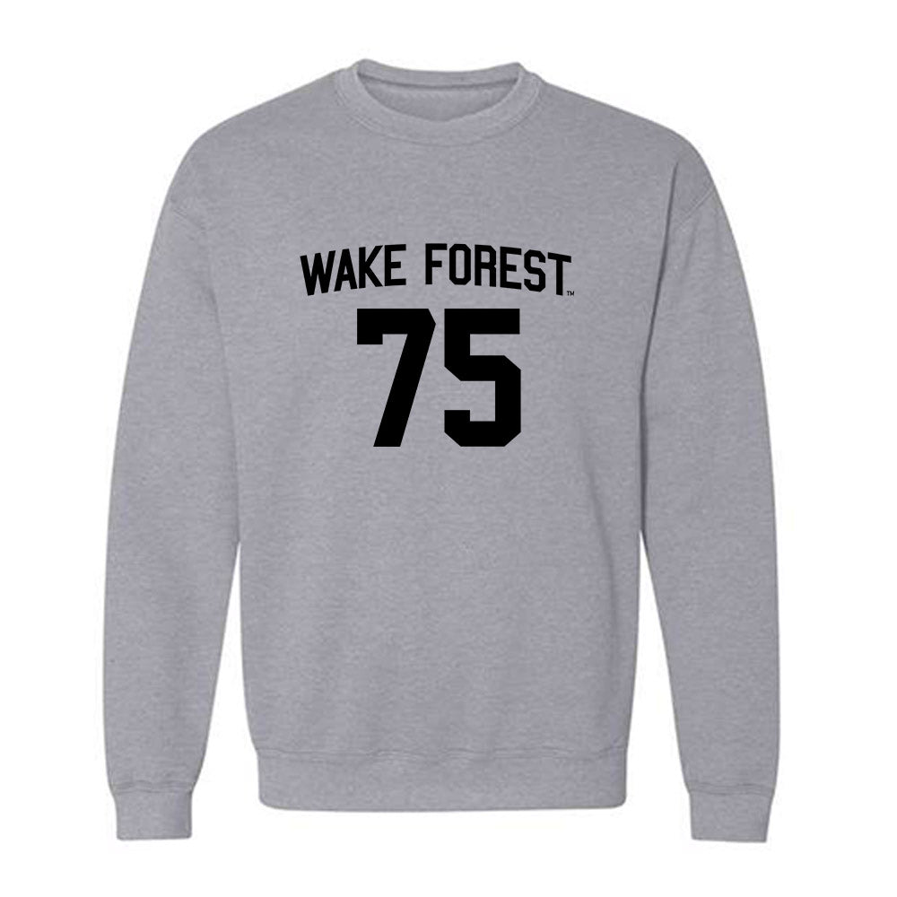 Wake Forest - NCAA Football : Derrell Johnson - Generic Shersey Crewneck Sweatshirt-0