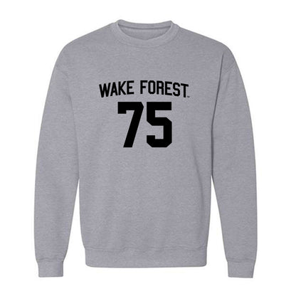 Wake Forest - NCAA Football : Derrell Johnson - Generic Shersey Crewneck Sweatshirt-0