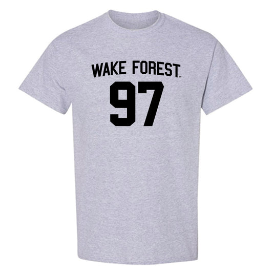 Wake Forest - NCAA Football : Matthew Herron - Generic Shersey T-Shirt-0