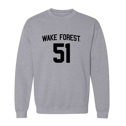 Wake Forest - NCAA Football : Devin McRae - Generic Shersey Crewneck Sweatshirt-0