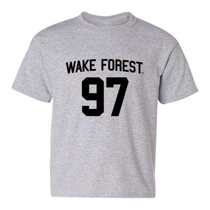 Wake Forest - NCAA Football : Caleb Carlson - Generic Shersey Youth T-Shirt-0