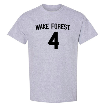 Wake Forest - NCAA Football : Ty Clark III - Generic Shersey T-Shirt-0