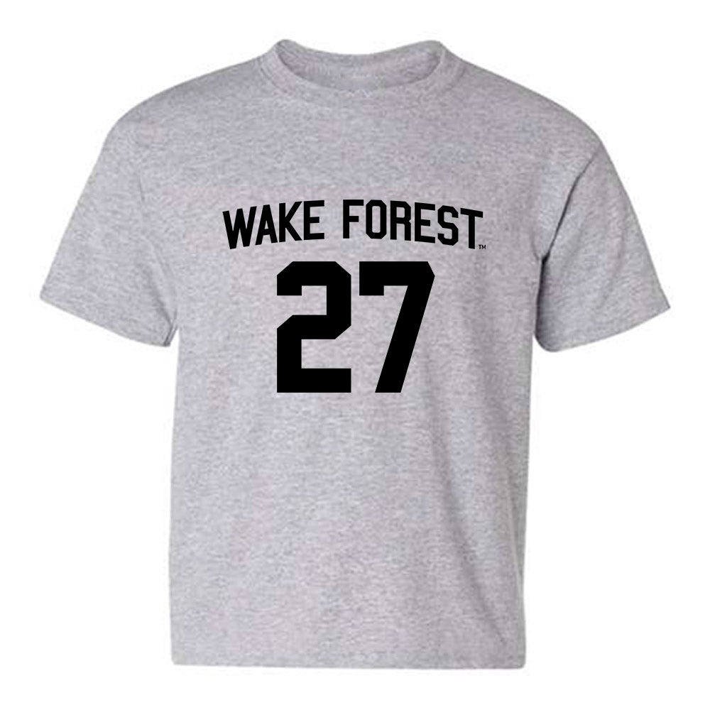 Wake Forest - NCAA Football : Ryan Henley - Generic Shersey Youth T-Shirt-0