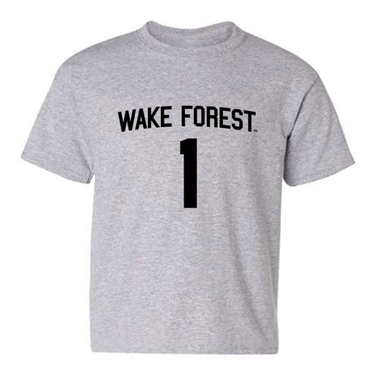 Wake Forest - NCAA Men's Soccer : Graham Syrett - Generic Shersey Youth T-Shirt-0
