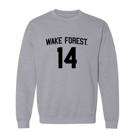 Wake Forest - NCAA Women's Volleyball : Kelis Hawkins - Generic Shersey Crewneck Sweatshirt-0