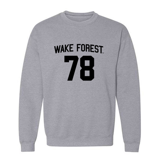 Wake Forest - NCAA Football : Jack Hines - Generic Shersey Crewneck Sweatshirt-0