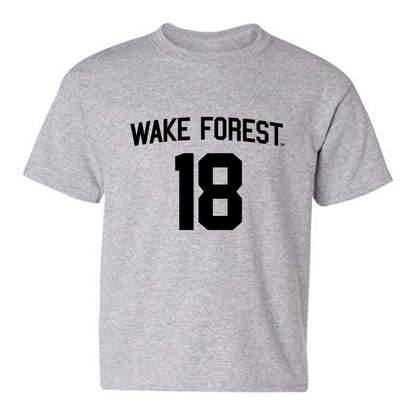 Wake Forest - NCAA Football : DJ Johnson - Generic Shersey Youth T-Shirt-0