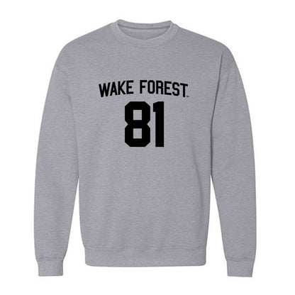 Wake Forest - NCAA Football : Landon Morris - Generic Shersey Crewneck Sweatshirt-0