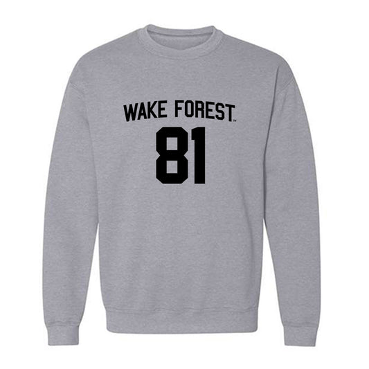 Wake Forest - NCAA Football : Landon Morris - Generic Shersey Crewneck Sweatshirt-0