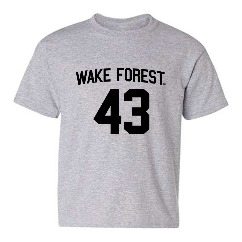 Wake Forest - NCAA Football : Frank Cusano - Generic Shersey Youth T-Shirt-0