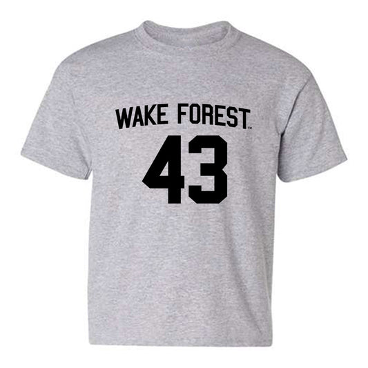 Wake Forest - NCAA Football : Frank Cusano - Generic Shersey Youth T-Shirt-0
