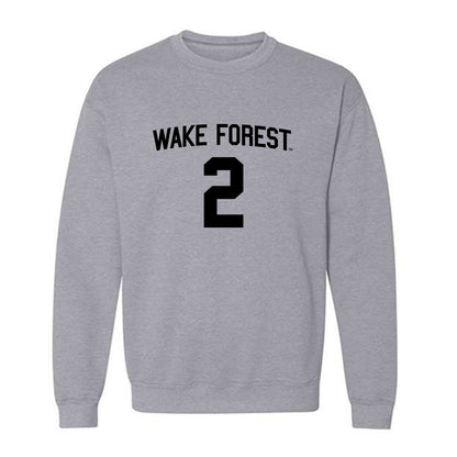 Wake Forest - NCAA Men's Soccer : Miles Hadley - Generic Shersey Crewneck Sweatshirt-0