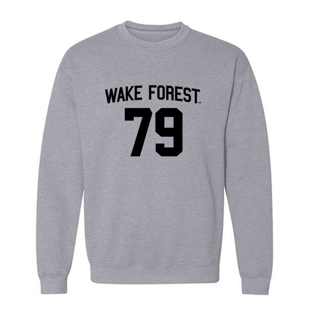 Wake Forest - NCAA Football : Langston Hogg - Generic Shersey Crewneck Sweatshirt-0