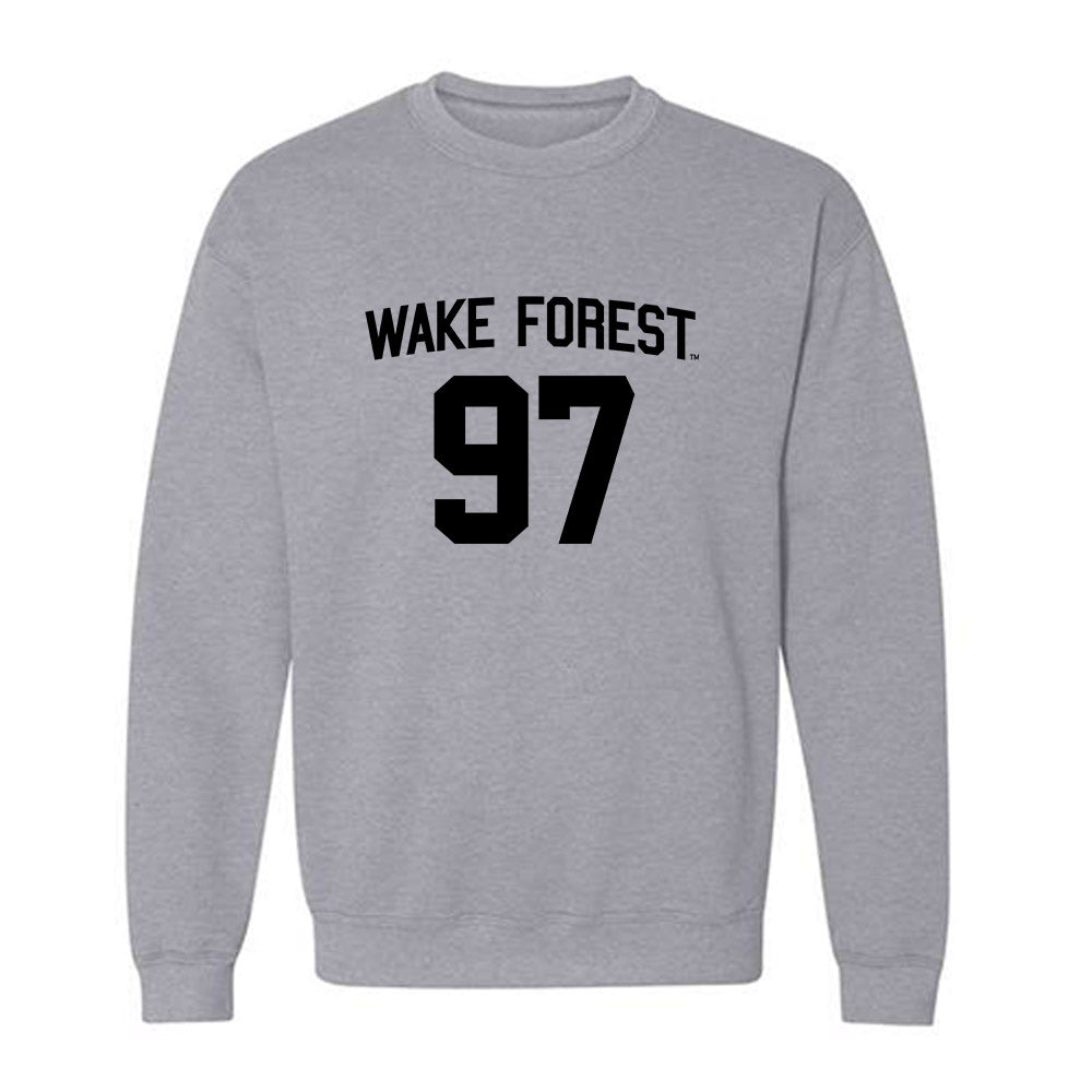 Wake Forest - NCAA Football : Matthew Herron - Generic Shersey Crewneck Sweatshirt-0