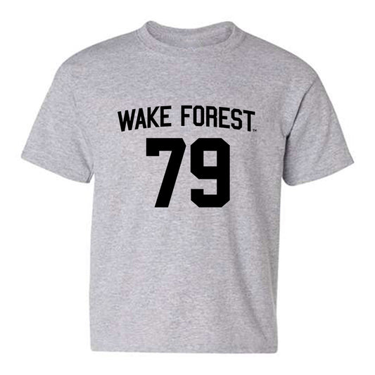 Wake Forest - NCAA Football : Langston Hogg - Generic Shersey Youth T-Shirt-0