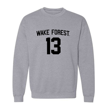 Wake Forest - NCAA Football : Billy Johnson - Generic Shersey Crewneck Sweatshirt-0