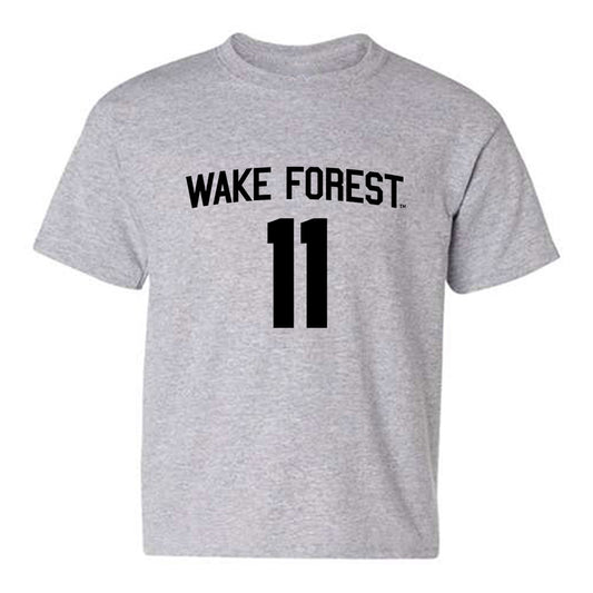 Wake Forest - NCAA Football : Ny Carr - Generic Shersey Youth T-Shirt-0