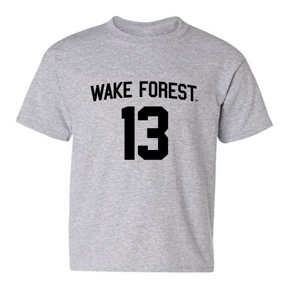 Wake Forest - NCAA Football : Billy Johnson - Generic Shersey Youth T-Shirt-0