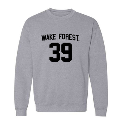 Wake Forest - NCAA Football : Wyatt Freeman - Generic Shersey Crewneck Sweatshirt-0