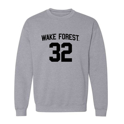 Wake Forest - NCAA Men's Soccer : Tate Lorentz - Generic Shersey Crewneck Sweatshirt-0