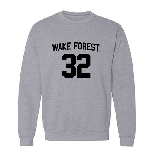 Wake Forest - NCAA Men's Soccer : Tate Lorentz - Generic Shersey Crewneck Sweatshirt-0