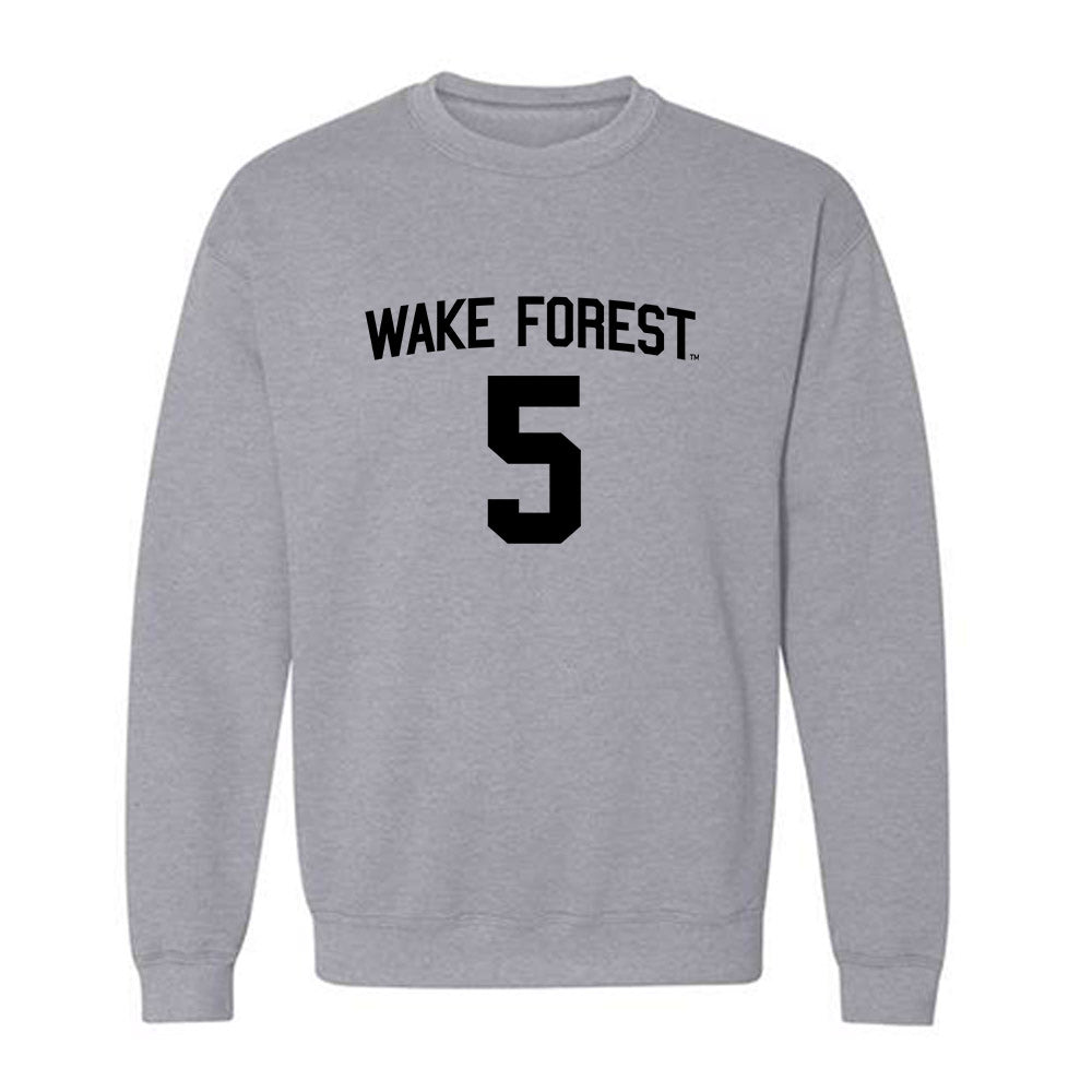 Wake Forest - NCAA Women's Basketball : Aurora Sorbye - Generic Shersey Crewneck Sweatshirt-0
