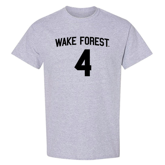 Wake Forest - NCAA Football : Ty Clark III - Generic Shersey T-Shirt-0