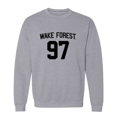 Wake Forest - NCAA Football : Matthew Herron - Generic Shersey Crewneck Sweatshirt-0