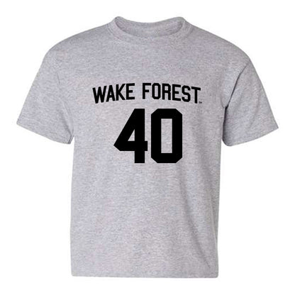 Wake Forest - NCAA Football : Whittman Whaley - Generic Shersey Youth T-Shirt-0