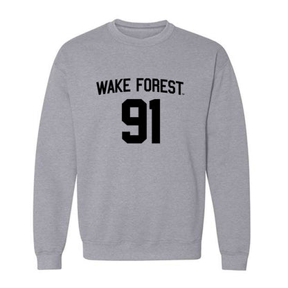 Wake Forest - NCAA Football : Lucas Smalls-Allen - Generic Shersey Crewneck Sweatshirt-0