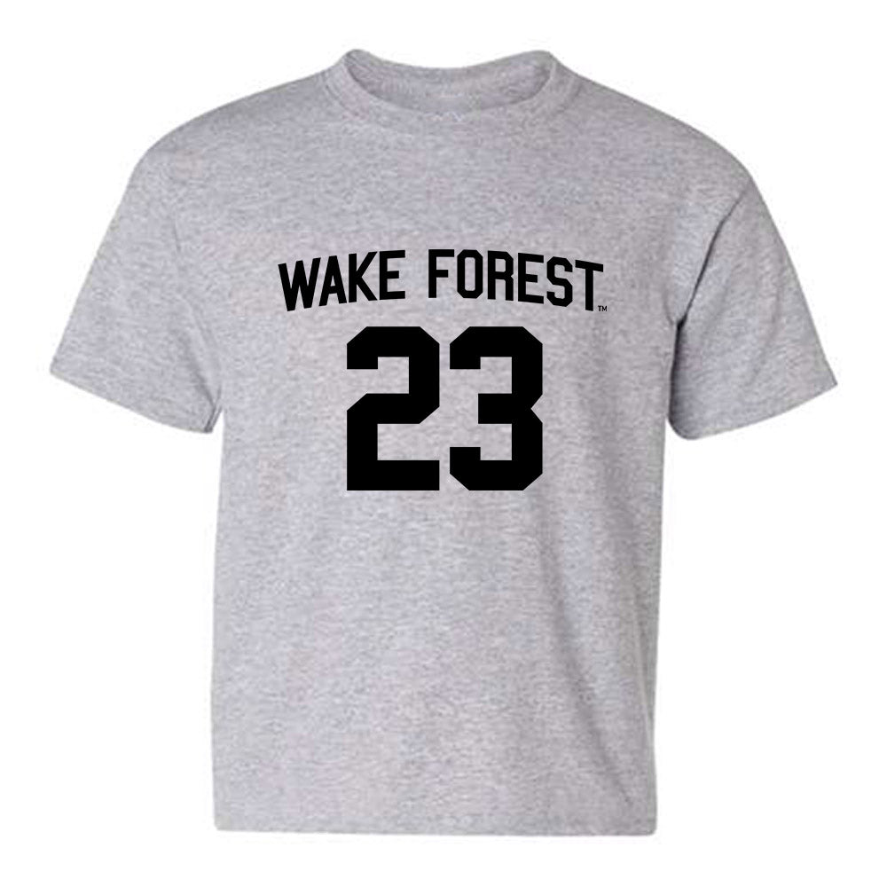 Wake Forest - NCAA Baseball : Ryan Brennecke - Generic Shersey Youth T-Shirt-0