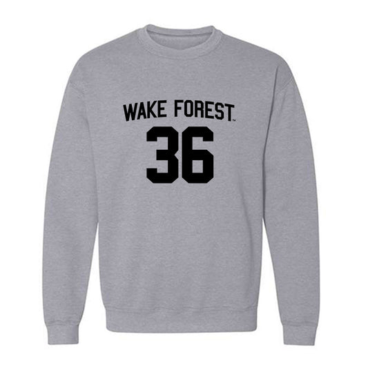 Wake Forest - NCAA Football : Seth Carethers - Generic Shersey Crewneck Sweatshirt-0