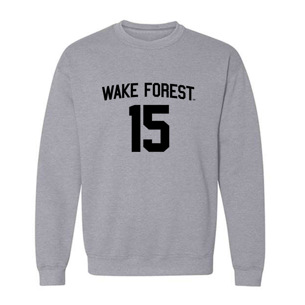 Wake Forest - NCAA Football : Antonio Meeks - Generic Shersey Crewneck Sweatshirt-0