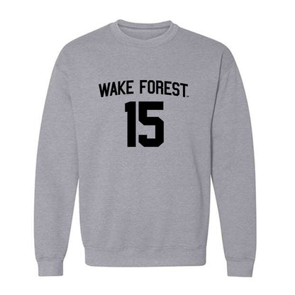 Wake Forest - NCAA Football : Antonio Meeks - Generic Shersey Crewneck Sweatshirt-0