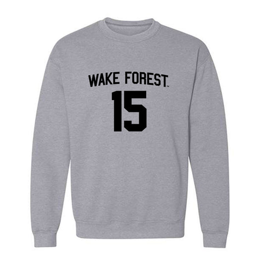 Wake Forest - NCAA Football : Antonio Meeks - Generic Shersey Crewneck Sweatshirt-0