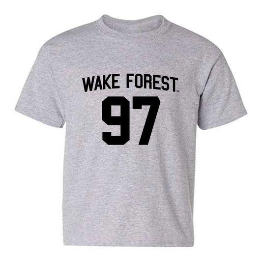 Wake Forest - NCAA Football : Matthew Herron - Generic Shersey Youth T-Shirt-0