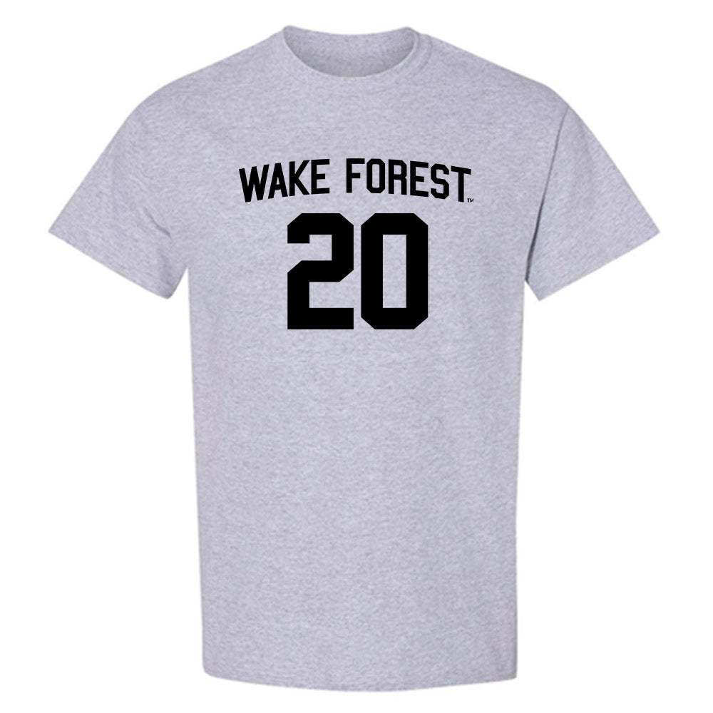 Wake Forest - NCAA Baseball : TJ McQuillan - Generic Shersey T-Shirt-0
