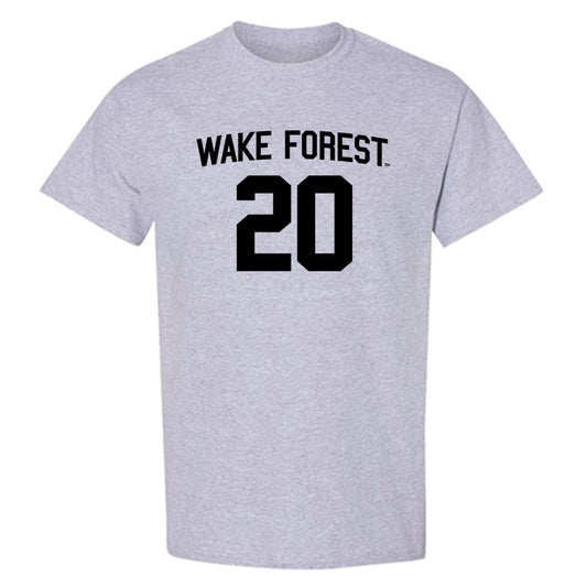 Wake Forest - NCAA Baseball : TJ McQuillan - Generic Shersey T-Shirt-0