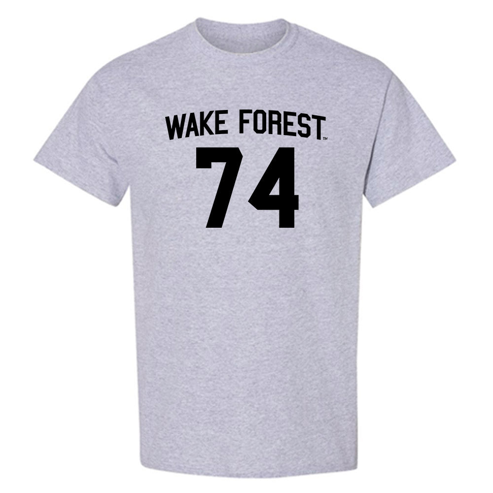 Wake Forest - NCAA Football : John Ohnegian - Generic Shersey T-Shirt-0