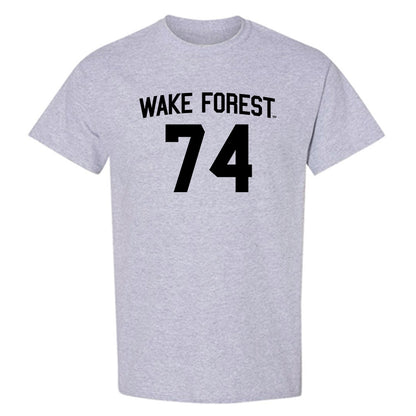 Wake Forest - NCAA Football : John Ohnegian - Generic Shersey T-Shirt-0