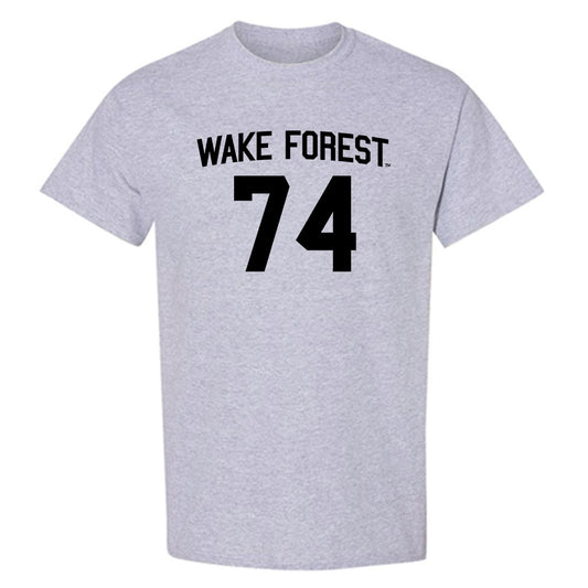 Wake Forest - NCAA Football : John Ohnegian - Generic Shersey T-Shirt-0