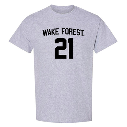 Wake Forest - NCAA Football : Aiden Hall - Generic Shersey T-Shirt-0