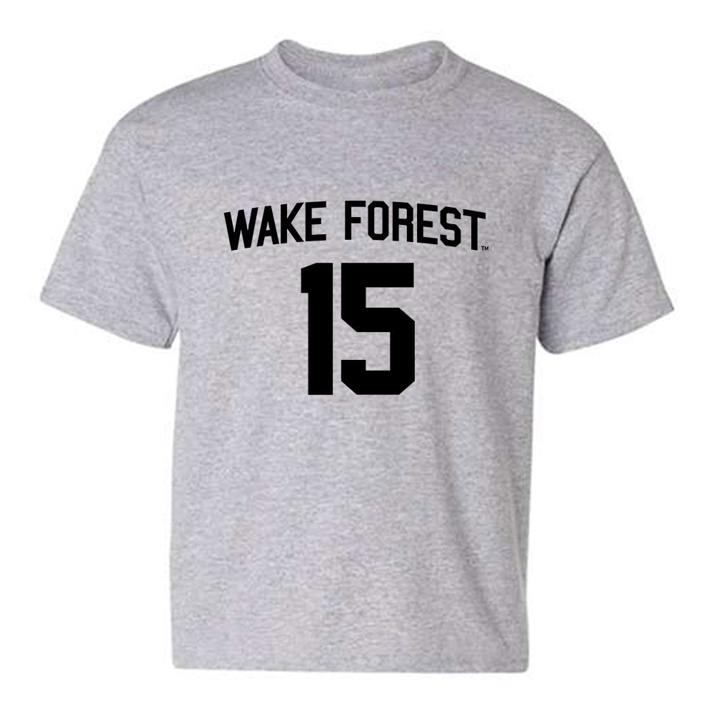 Wake Forest - NCAA Football : Antonio Meeks - Generic Shersey Youth T-Shirt-0