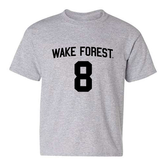Wake Forest - NCAA Football : Braylon Johnson - Generic Shersey Youth T-Shirt-0