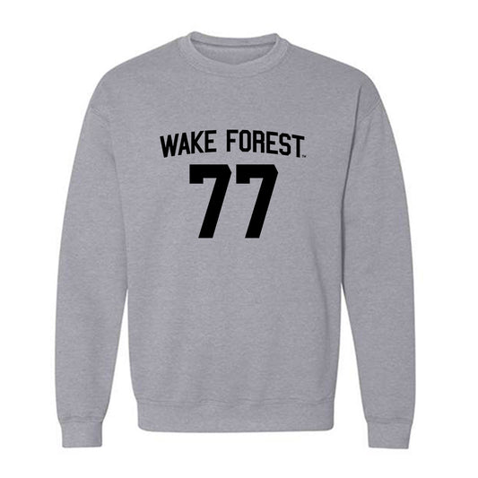 Wake Forest - NCAA Men's Basketball : Antonio Dorn - Generic Shersey Crewneck Sweatshirt-0