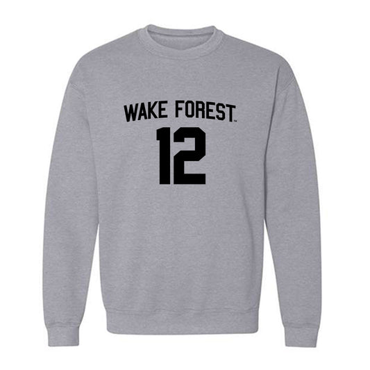 Wake Forest - NCAA Football : Tylan McNichols - Generic Shersey Crewneck Sweatshirt-0